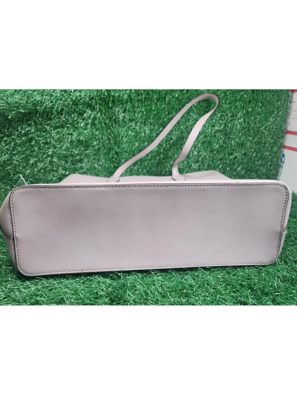 Kate Spade New York Tote Bag Strap Accent Snap Closure Inner Pockets Gray $350